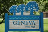 Geneva city sign