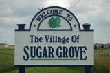 Sugar Grove city sign